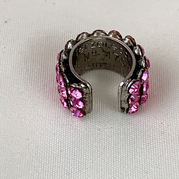 Ear Cuff Terzorecchino Italian Idemaria Pink VTG - Picture 4 of 5